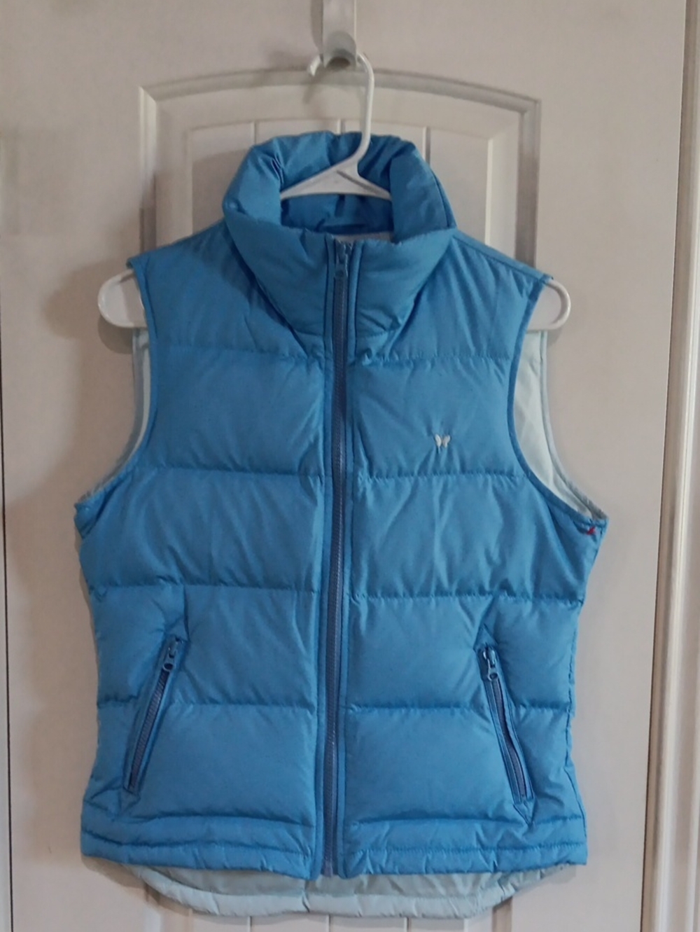 Aeropostale Baby Blue Down Puffer Vest Size M NWT